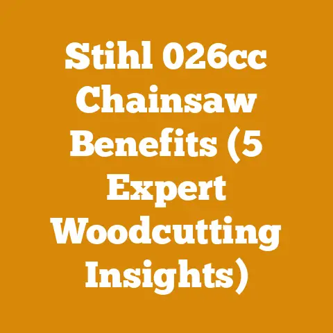 Stihl 026cc Chainsaw Benefits (5 Expert Woodcutting Insights)