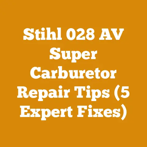 Stihl 028 AV Super Carburetor Repair Tips (5 Expert Fixes)