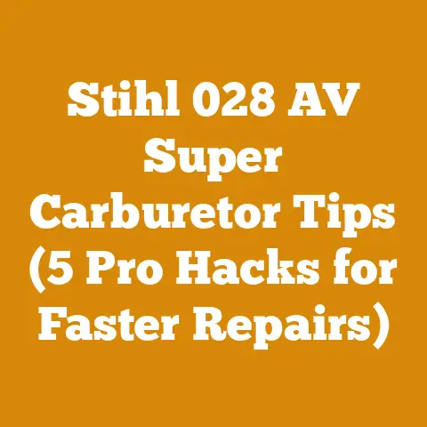 Stihl 028 AV Super Carburetor Tips (5 Pro Hacks for Faster Repairs)