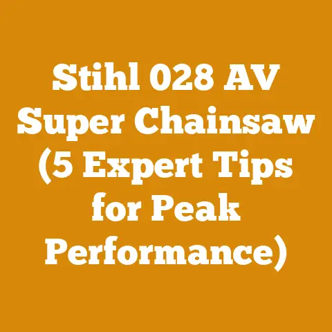 Stihl 028 AV Super Chainsaw (5 Expert Tips for Peak Performance)