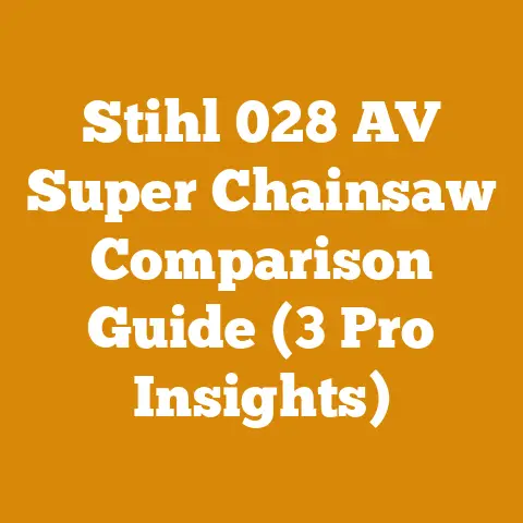 Stihl 028 AV Super Chainsaw Comparison Guide (3 Pro Insights)