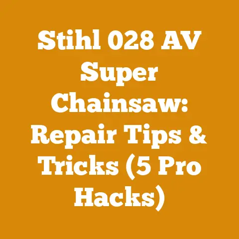 Stihl 028 AV Super Chainsaw: Repair Tips & Tricks (5 Pro Hacks)
