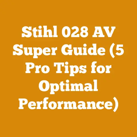 Stihl 028 AV Super Guide (5 Pro Tips for Optimal Performance)