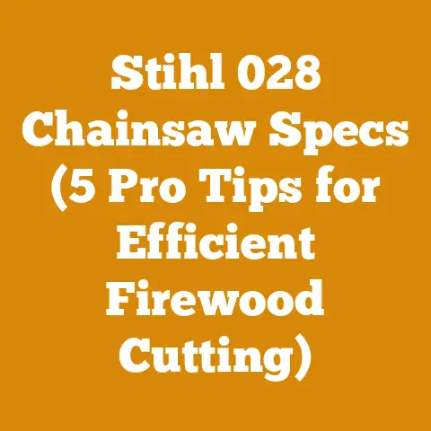 Stihl 028 Chainsaw Specs (5 Pro Tips for Efficient Firewood Cutting)