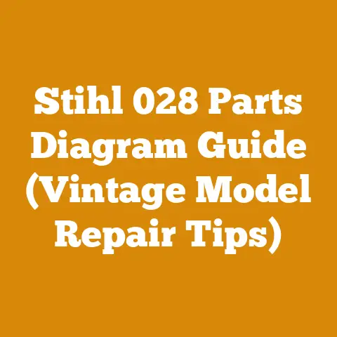 Stihl 028 Parts Diagram Guide (Vintage Model Repair Tips)