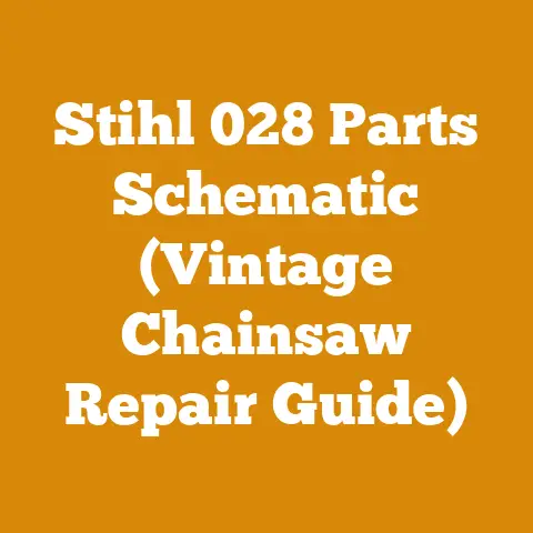Stihl 028 Parts Schematic (Vintage Chainsaw Repair Guide)