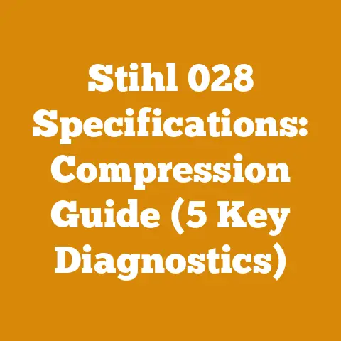 Stihl 028 Specifications: Compression Guide (5 Key Diagnostics)
