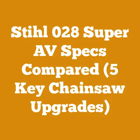 Stihl 028 Super AV Specs Compared (5 Key Chainsaw Upgrades)