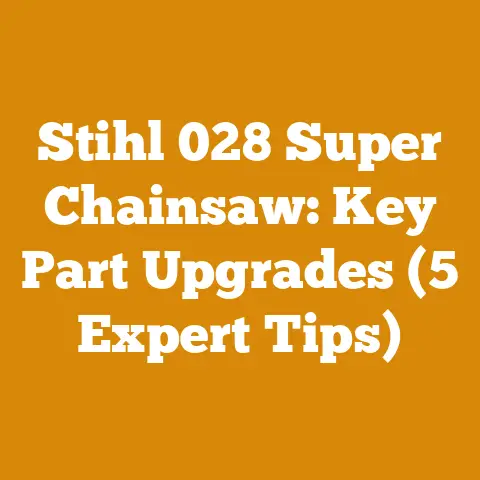 Stihl 028 Super Chainsaw: Key Part Upgrades (5 Expert Tips)