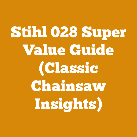 Stihl 028 Super Value Guide (Classic Chainsaw Insights)