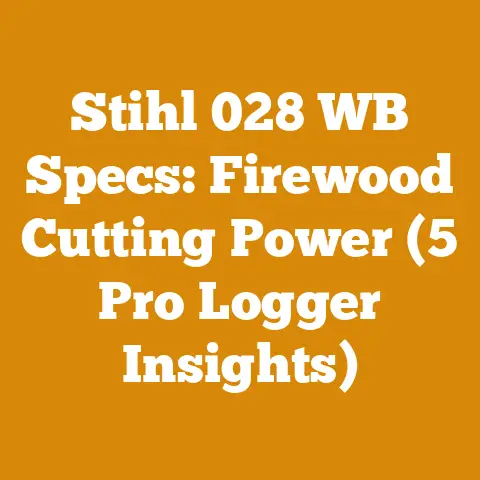 Stihl 028 WB Specs: Firewood Cutting Power (5 Pro Logger Insights)