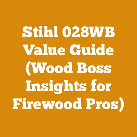 Stihl 028WB Value Guide (Wood Boss Insights for Firewood Pros)