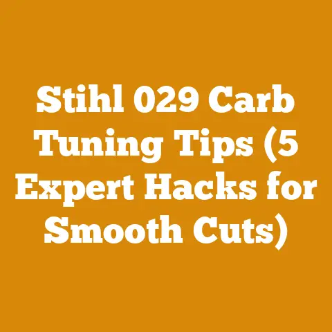 Stihl 029 Carb Tuning Tips (5 Expert Hacks for Smooth Cuts)