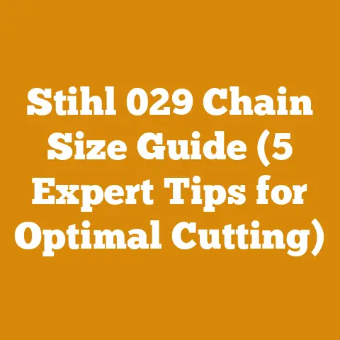 Stihl 029 Chain Size Guide (5 Expert Tips for Optimal Cutting)
