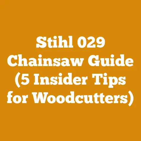 Stihl 029 Chainsaw Guide (5 Insider Tips for Woodcutters)