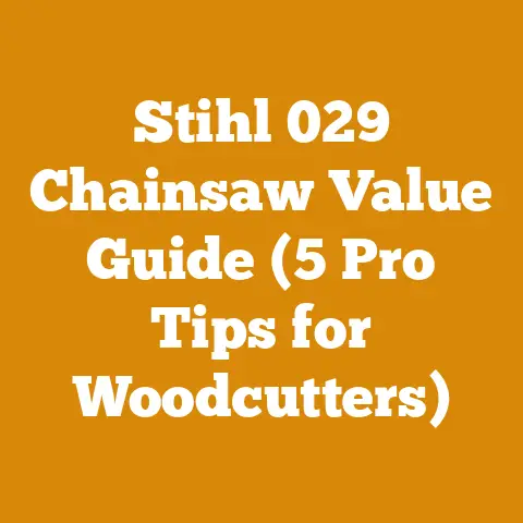 Stihl 029 Chainsaw Value Guide (5 Pro Tips for Woodcutters)
