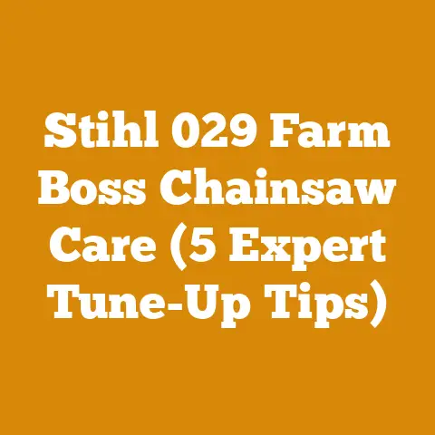 Stihl 029 Farm Boss Chainsaw Care (5 Expert Tune-Up Tips)