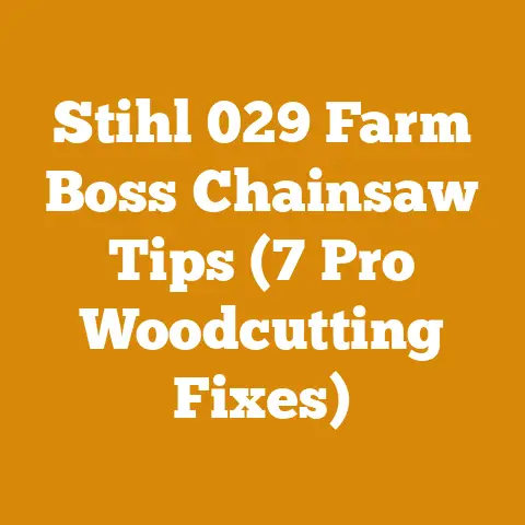 Stihl 029 Farm Boss Chainsaw Tips (7 Pro Woodcutting Fixes)