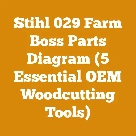 Stihl 029 Farm Boss Parts Diagram (5 Essential OEM Woodcutting Tools)