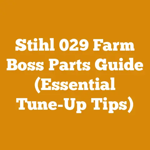 Stihl 029 Farm Boss Parts Guide (Essential Tune-Up Tips)