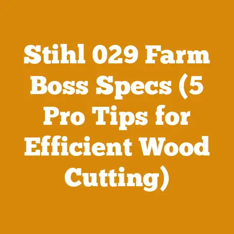 Stihl 029 Farm Boss Specs (5 Pro Tips for Efficient Wood Cutting)