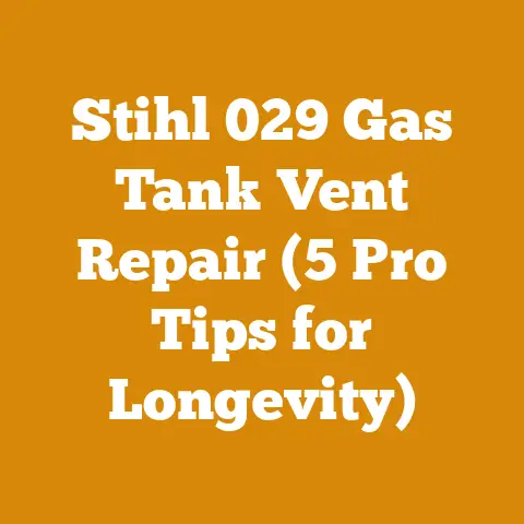 Stihl 029 Gas Tank Vent Repair (5 Pro Tips for Longevity)