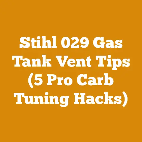 Stihl 029 Gas Tank Vent Tips (5 Pro Carb Tuning Hacks)