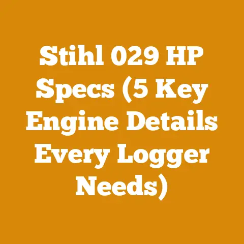 Stihl 029 HP Specs (5 Key Engine Details Every Logger Needs)