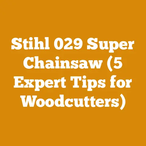Stihl 029 Super Chainsaw (5 Expert Tips for Woodcutters)