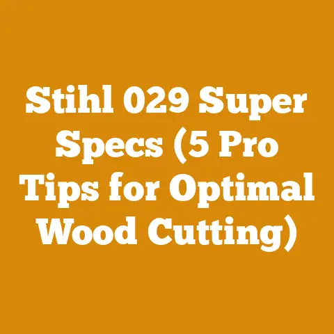 Stihl 029 Super Specs (5 Pro Tips for Optimal Wood Cutting)