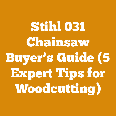 Stihl 031 Chainsaw Buyer’s Guide (5 Expert Tips for Woodcutting)