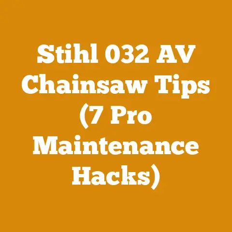Stihl 032 AV Chainsaw Tips (7 Pro Maintenance Hacks)