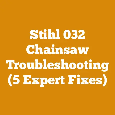 Stihl 032 Chainsaw Troubleshooting (5 Expert Fixes)