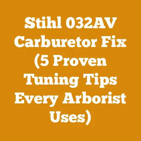 Stihl 032AV Carburetor Fix (5 Proven Tuning Tips Every Arborist Uses)