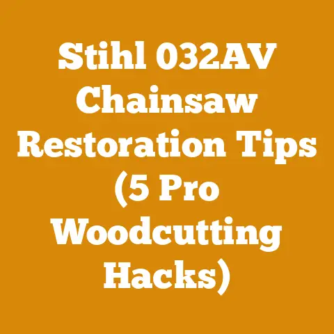 Stihl 032AV Chainsaw Restoration Tips (5 Pro Woodcutting Hacks)