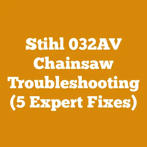 Stihl 032AV Chainsaw Troubleshooting (5 Expert Fixes)