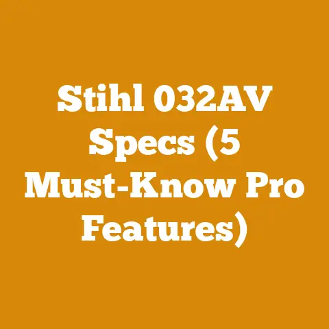Stihl 032AV Specs (5 Must-Know Pro Features)