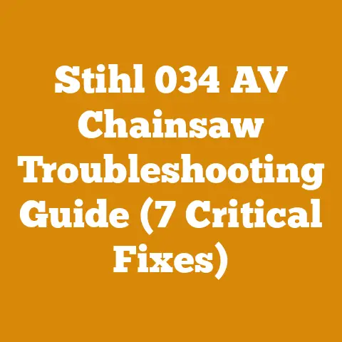 Stihl 034 AV Chainsaw Troubleshooting Guide (7 Critical Fixes)
