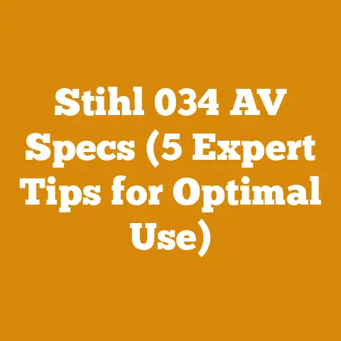 Stihl 034 AV Specs (5 Expert Tips for Optimal Use)