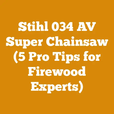 Stihl 034 AV Super Chainsaw (5 Pro Tips for Firewood Experts)