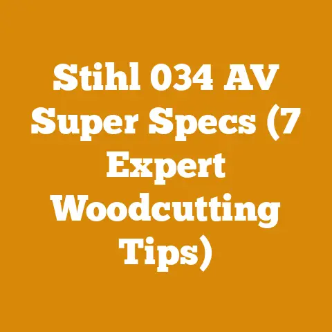 Stihl 034 AV Super Specs (7 Expert Woodcutting Tips)