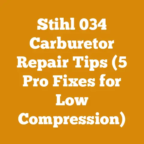 Stihl 034 Carburetor Repair Tips (5 Pro Fixes for Low Compression)