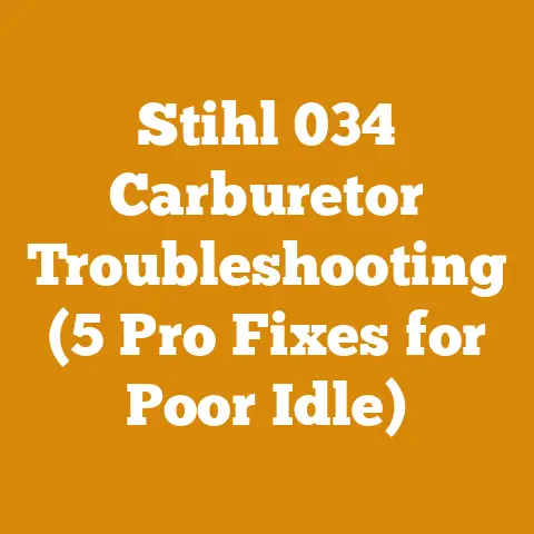 Stihl 034 Carburetor Troubleshooting (5 Pro Fixes for Poor Idle)