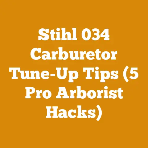 Stihl 034 Carburetor Tune-Up Tips (5 Pro Arborist Hacks)