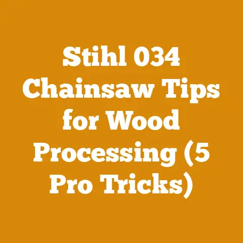 Stihl 034 Chainsaw Tips for Wood Processing (5 Pro Tricks)