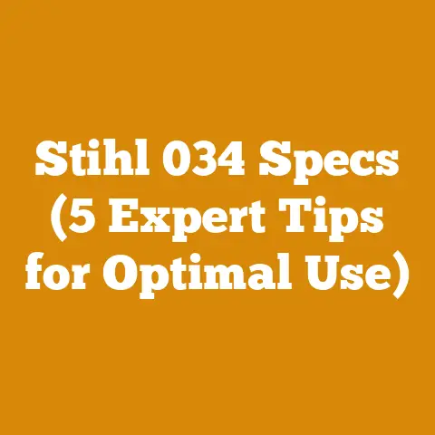 Stihl 034 Specs (5 Expert Tips for Optimal Use)