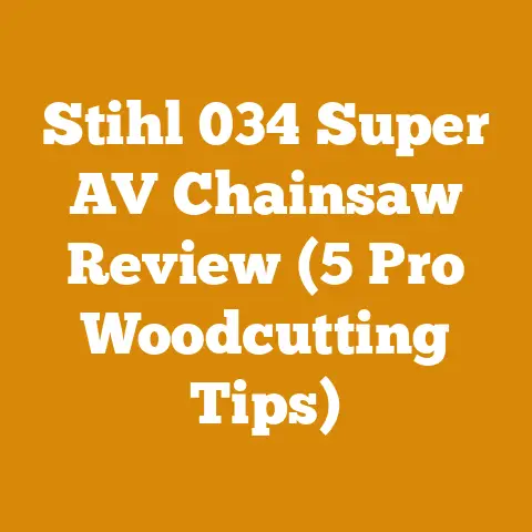 Stihl 034 Super AV Chainsaw Review (5 Pro Woodcutting Tips)