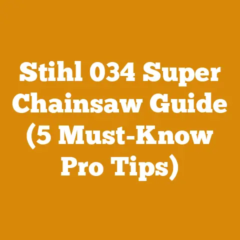 Stihl 034 Super Chainsaw Guide (5 Must-Know Pro Tips)