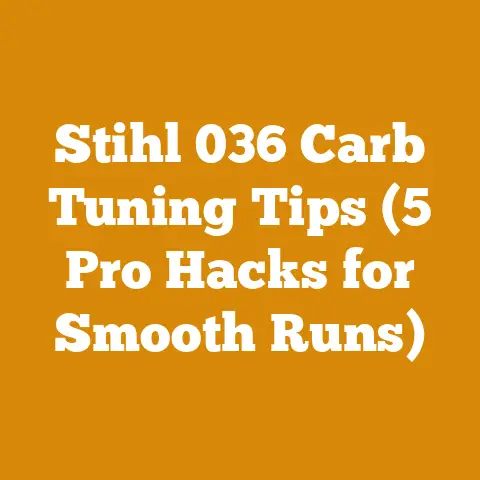 Stihl 036 Carb Tuning Tips (5 Pro Hacks for Smooth Runs)