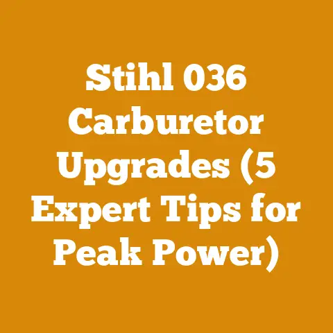 Stihl 036 Carburetor Upgrades (5 Expert Tips for Peak Power)